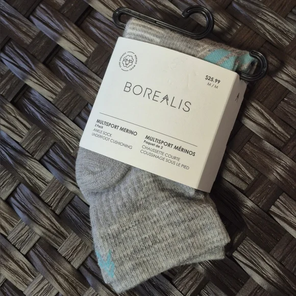 Merino Wool Ankle Socks - 2 Pairs In 1 Pack - Super Warm Winter - Picture 4 of 6